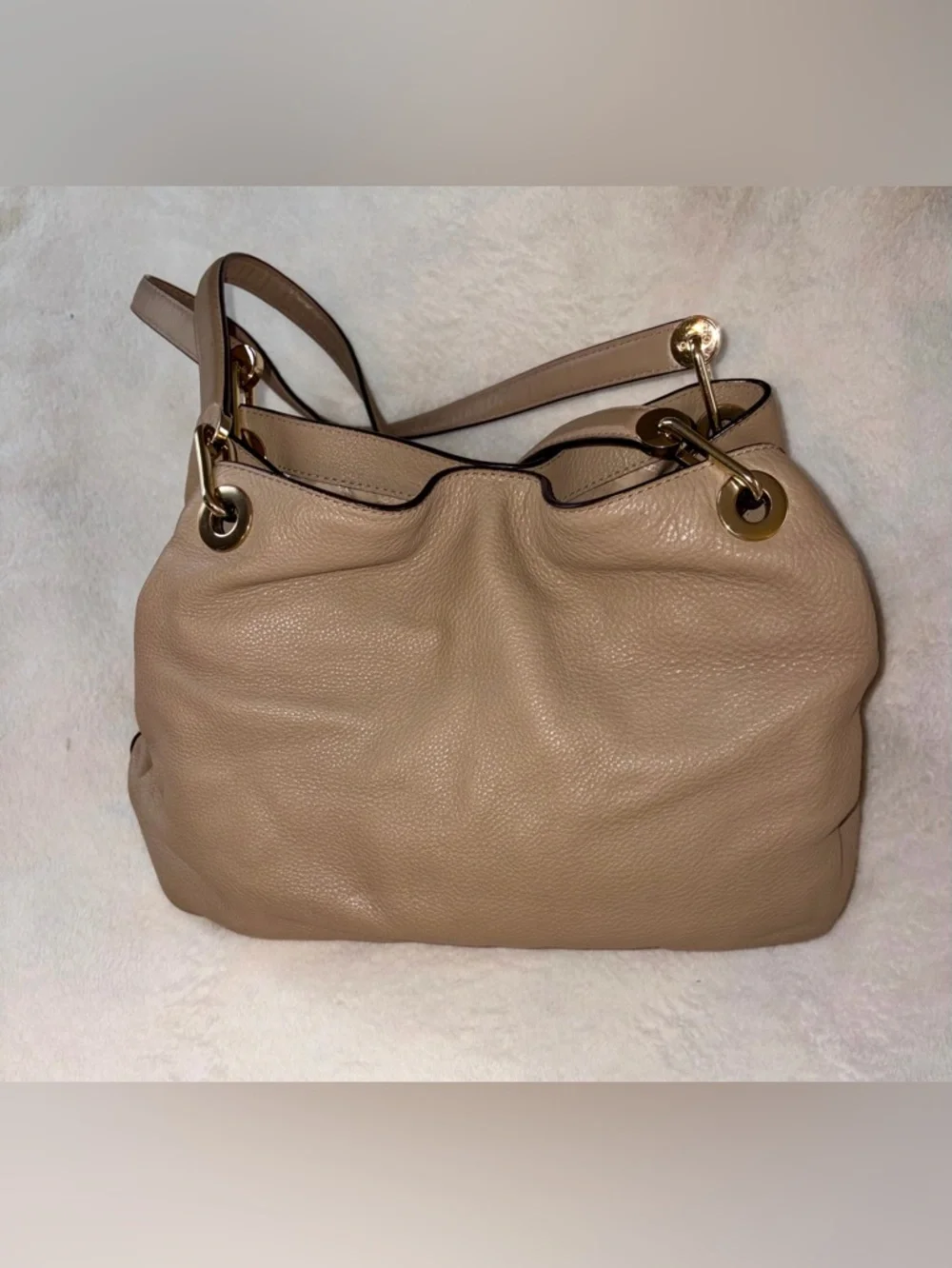 Michael Kors Raven Leather Bag Matching Wallet